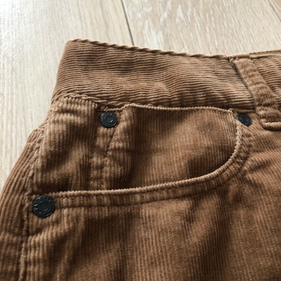 Talbots Petites Corduroy Mini Skirt in Tan Size 12P - Picture 4 of 10